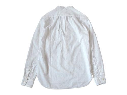 maillot sunset 80 double stand collar shirts WHITE