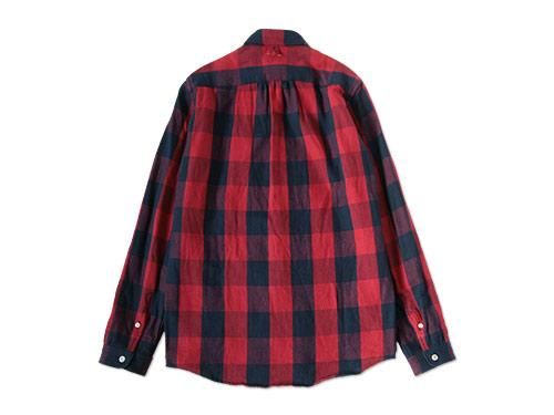 maillot sunset buffalo check B.D. shirts RED x NAVY