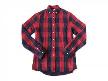 maillot sunset buffalo check B.D. shirts RED x NAVY