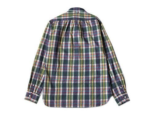 maillot libral broad check shirts GREEN