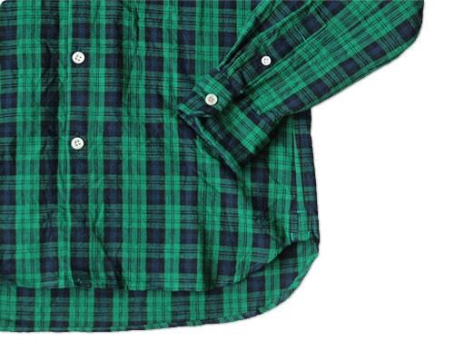 maillot libral indigo check B.D. shirts GREEN