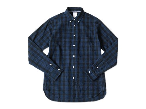 maillot libral indigo check B.D. shirts NAVY