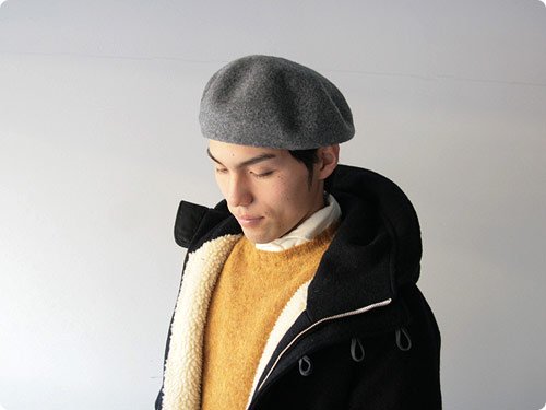 maillot wool beret GRAY