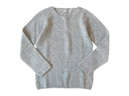 NOR' EASTERLY WIDE NECK SWEATER SILVER