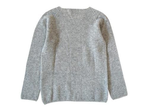 NOR' EASTERLY WIDE NECK SWEATER SILVER