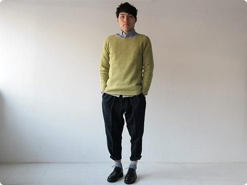 NOR' EASTERLY WIDE NECK SWEATER FOREST