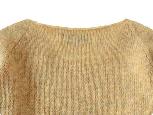 NOR' EASTERLY WIDE NECK SWEATER MAZIPAN