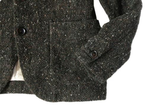 RINEN 1/5ネップツイード テーラードジャケット〔メンズ〕 RINEN