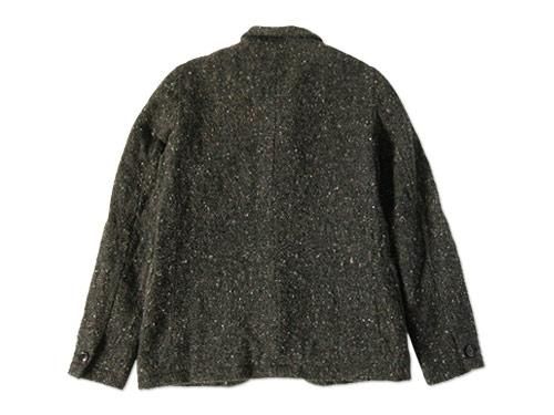 セール】 ウールツイード シングルブレステッド3Bジャケット