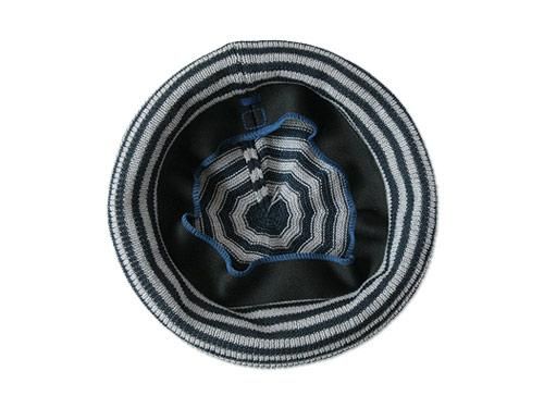 maillot cotton beret GRAY x NAVY