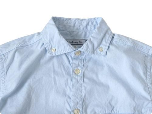 ordinary fits BARISTA SHIRT OX SAX BLUE