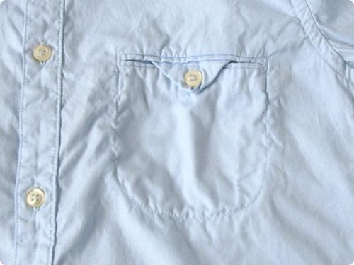 ordinary fits BARISTA SHIRT OX SAX BLUE
