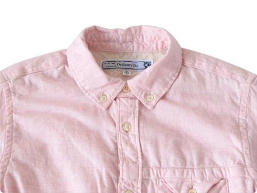 ordinary fits FLANNEL SHIRT PINK