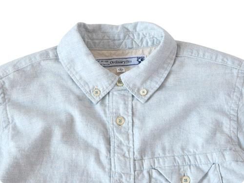 ordinary fits FLANNEL SHIRT SAX BLUE
