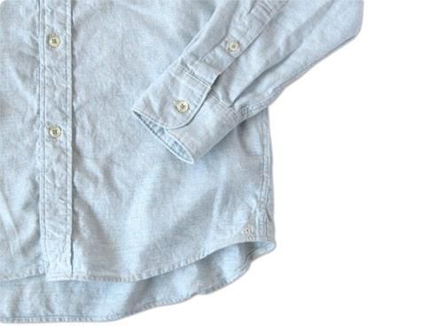 ordinary fits FLANNEL SHIRT SAX BLUE