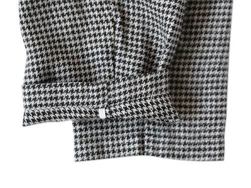 ordinary fits LINEN TUCK CROPPED HOUND'S-TOOTH