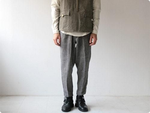ordinary fits LINEN TUCK CROPPED HOUND'S-TOOTH