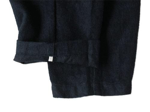 ordinary fits LINEN TUCK CROPPED NAVY