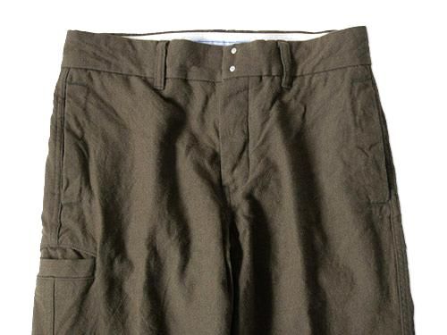 ordinary fits POSTMAN PANTS WOOL KHAKI