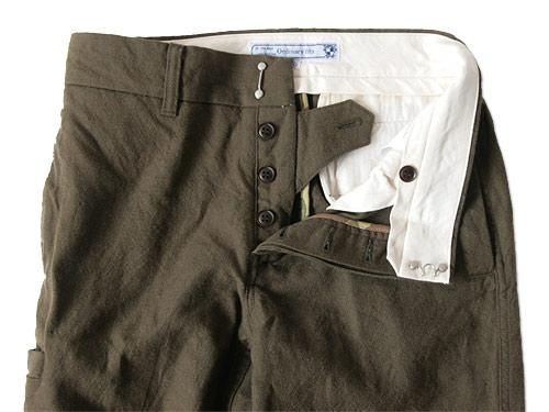ordinary fits POSTMAN PANTS WOOL KHAKI