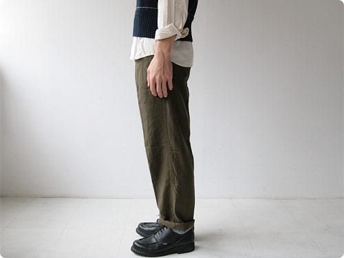 ordinary fits POSTMAN PANTS WOOL KHAKI