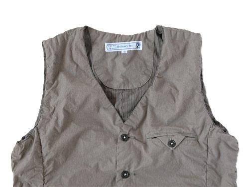 ordinary fits SHIRRING VEST GRAY