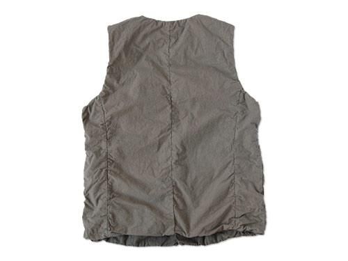 ordinary fits SHIRRING VEST GRAY