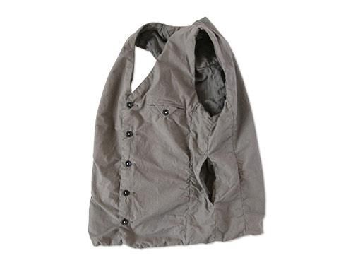 ordinary fits SHIRRING VEST GRAY