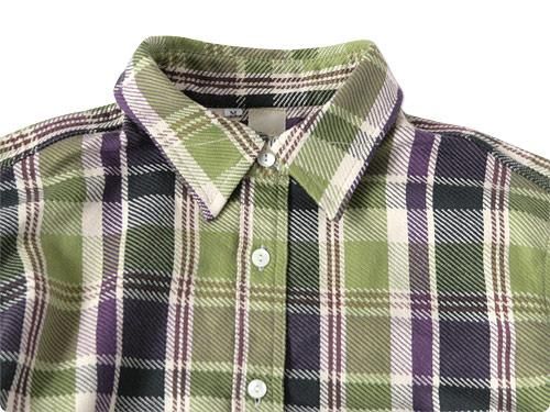 TATAMIZE P/O NEL SHIRTS GREEN
