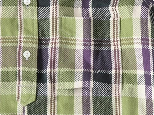 TATAMIZE P/O NEL SHIRTS GREEN