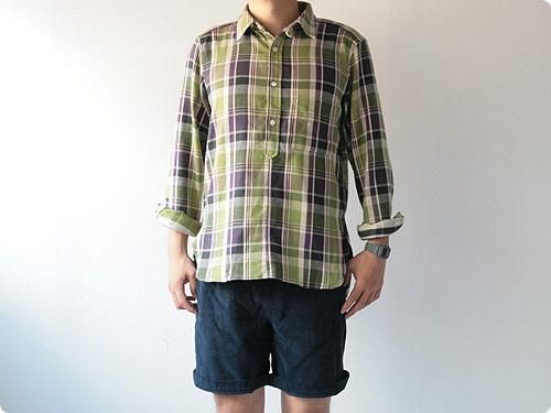 TATAMIZE P/O NEL SHIRTS GREEN