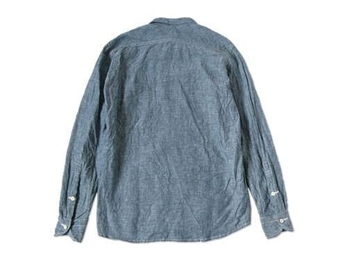 TATAMIZE DOUBLE BRESTED LINEN SHIRTS CHAMBRAY