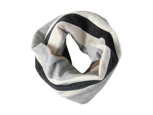 TATAMIZE SCHOOL SNOOD BEIGE x GRAY