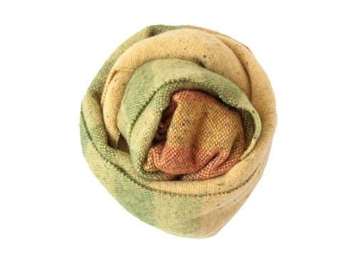 Studio Donegal TWEED MUFFLER GREEN x YELLOW x RED 2