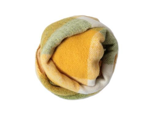 Studio Donegal TWEED MUFFLER GREEN x YELLOW x WHITE