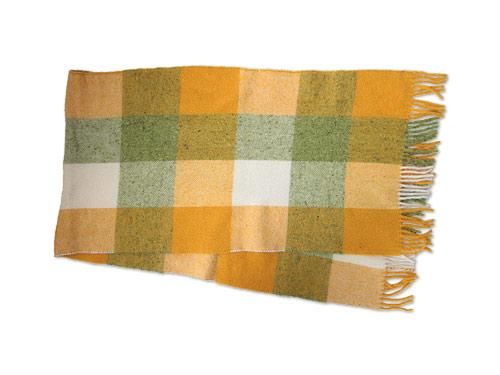 Studio Donegal TWEED MUFFLER GREEN x YELLOW x WHITE