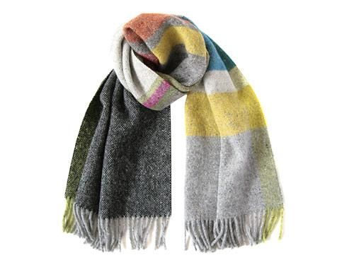 Studio Donegal TWEED MUFFLER GRAY MULTI 1