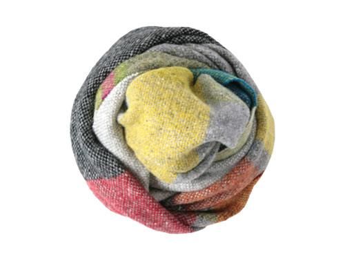 Studio Donegal TWEED MUFFLER GRAY MULTI 1