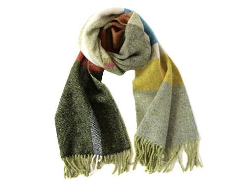 Studio Donegal TWEED MUFFLER GRAY MULTI 2