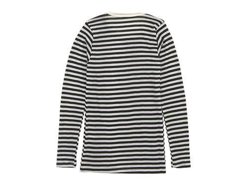 Tam Silk LONG SLEEVE BROWN x CREAM