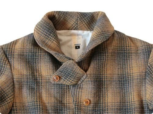 TATAMIZE SHAWL COLLAR JACKET YELLOW CHECK TA210001
