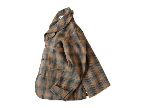 TATAMIZE SHAWL COLLAR JACKET YELLOW CHECK TA210001