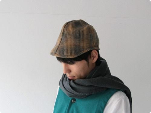 TATAMIZE WOOL WORK CAP RED CHECK