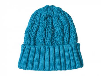 maillot cotton knit cap ターコイズ