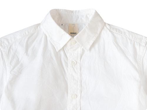TATAMIZE P/O SHIRTS Plain OX WHITE