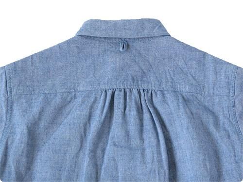maillot sunset round work S/S shirts BLUE