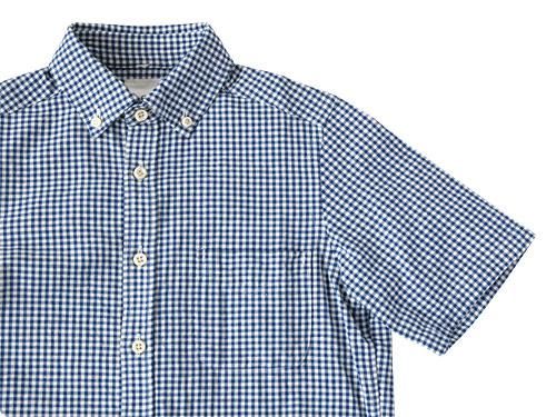 maillot sunset gingham B.D. S/S shirts BLUE x WHITE