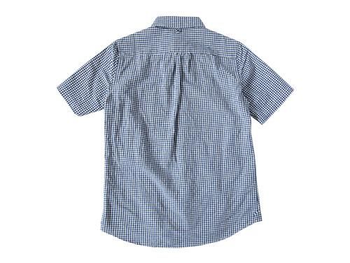 maillot sunset gingham B.D. S/S shirts BLUE x WHITE