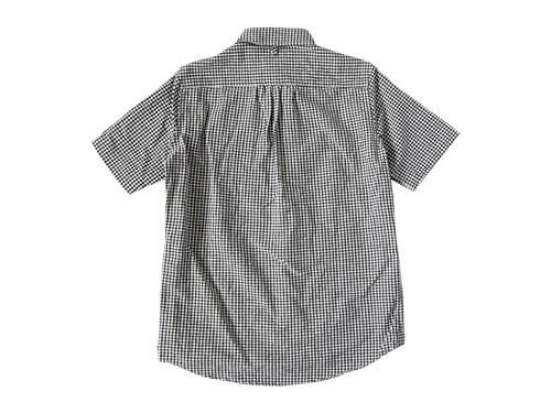 maillot sunset gingham B.D. S/S shirts BLACK x WHITE