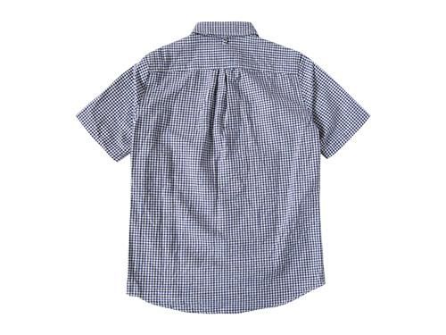 maillot sunset gingham B.D. S/S shirts BLUE x PURPLE
